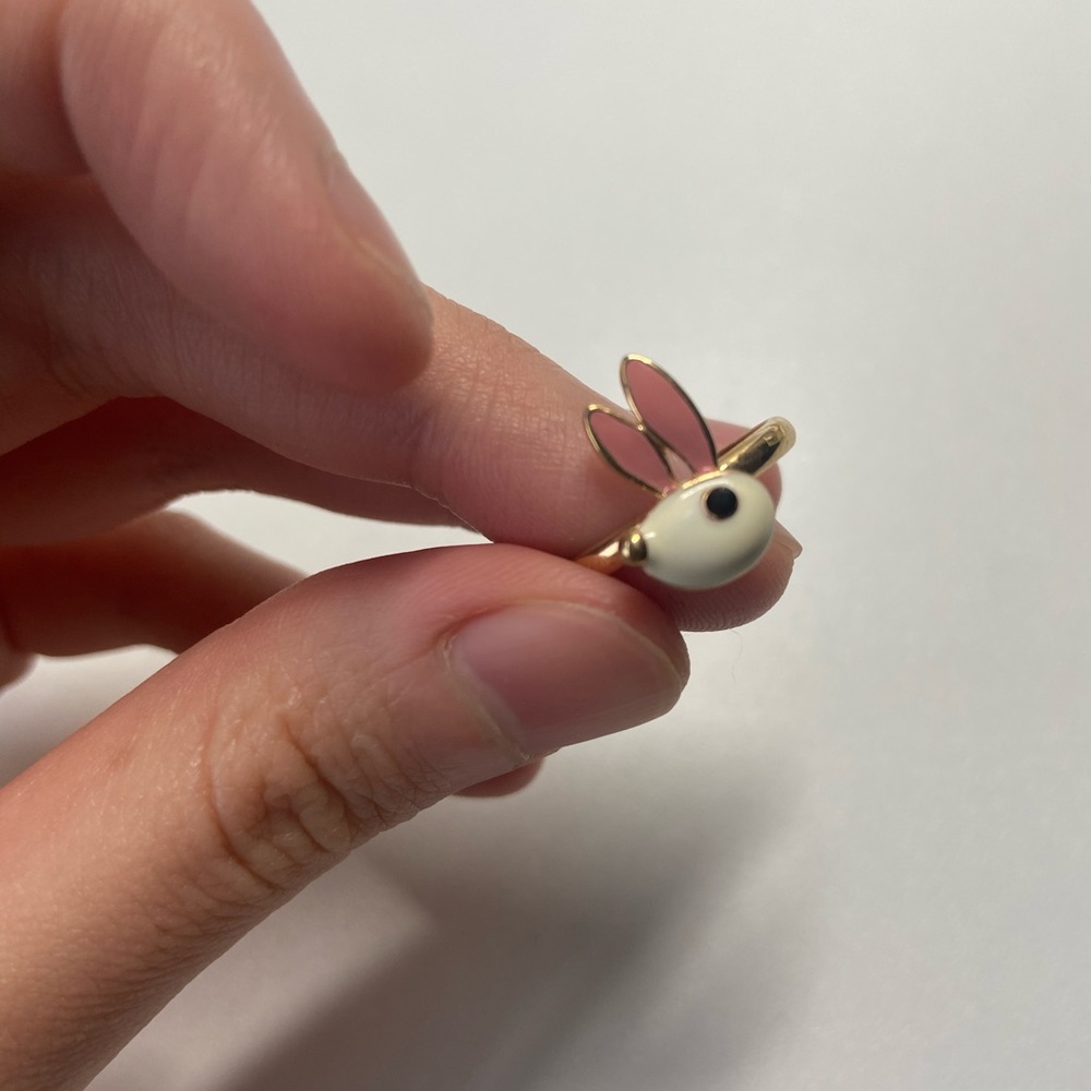 Cute Rabbit Adjustable Ring - Picture 2 of 3